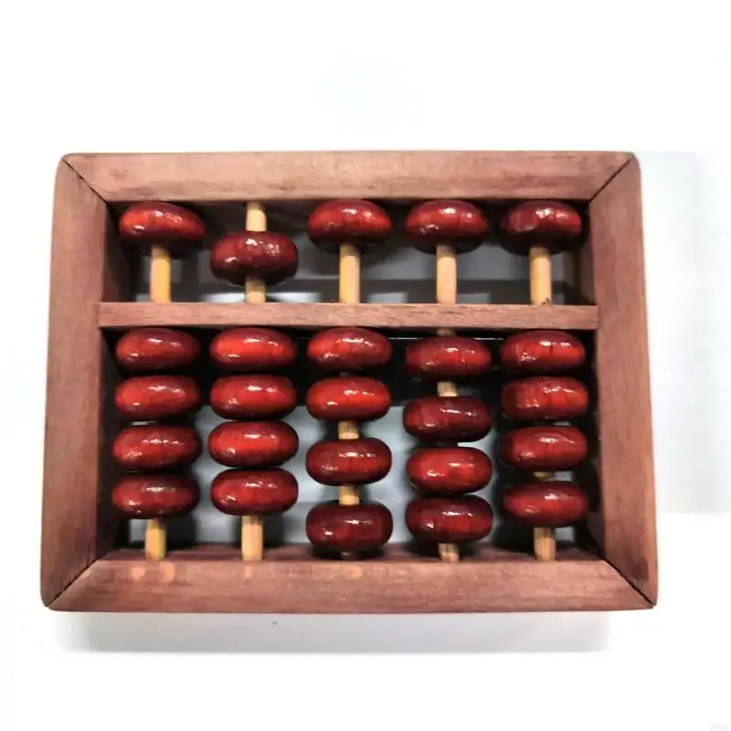 5-Digit Abacus Mathematical Soroban Abacus Chinese Calculator Children's Math Calculation Tool for Children Calculating