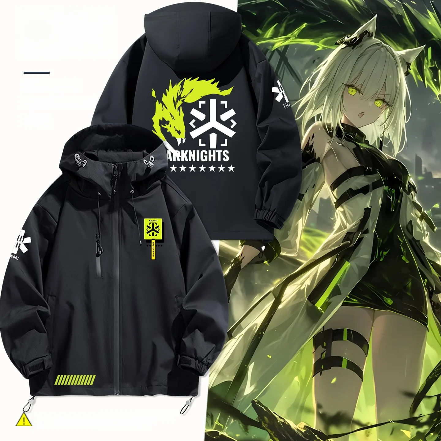 

Куртка Avalon Cosplay Jaet: молодежный стиль, застежка-молния, декоративная отделка, для повседневной носки весной, осенью, зимой, из полиэстера...