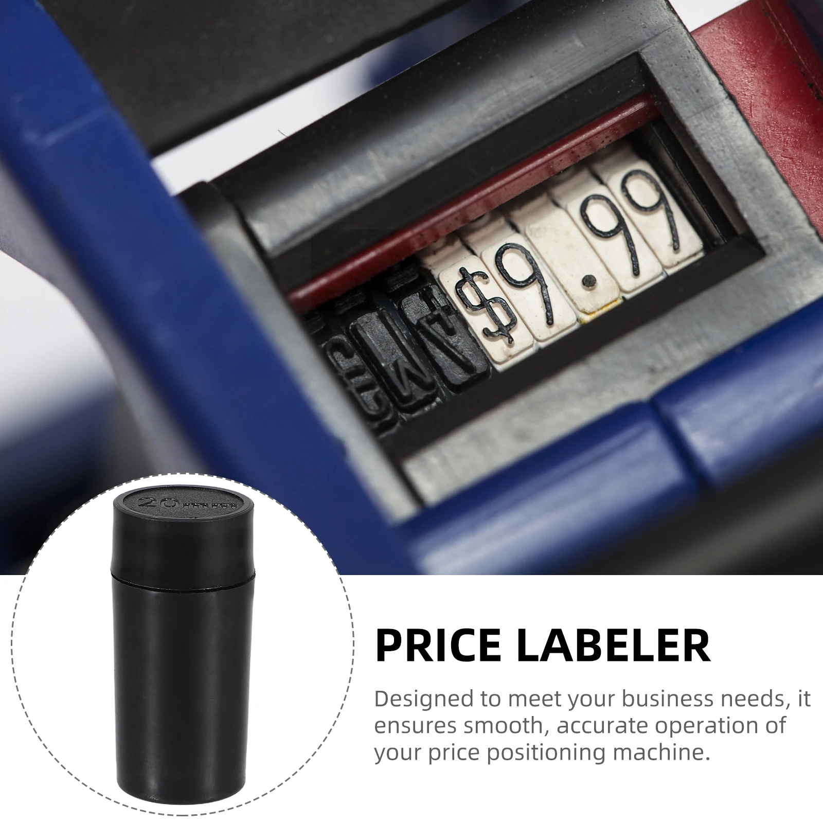 10pcs Wheel for Price Machine Labeler Rubber PVC Price Labeler Quick Dry Easy Install Replacement Parts