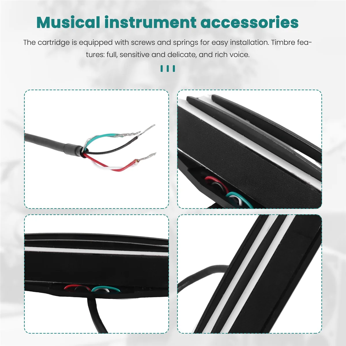 BVBV Hot Rail Pickups Double Track 11K Alnico5 Guitar Pickup Fit Fender Strat Squier Tele جيتار كهربائي، أبيض
