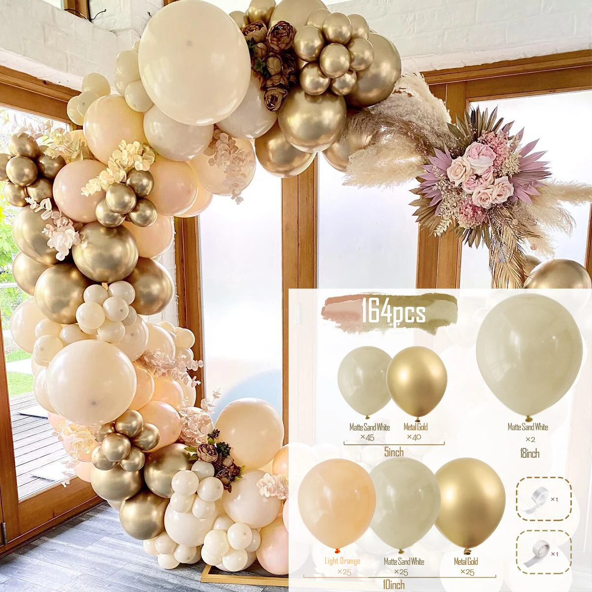 Abrikoos Koffie Bruine Ballonnen Slinger Boog Kit Bruiloft Verjaardagsfeestje Decoraties Kids Baby Douche Benodigdheden Latex Ballon Globos