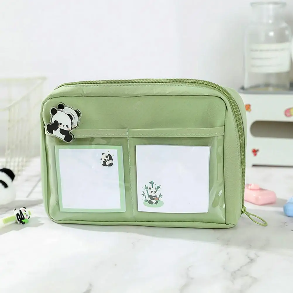 Двухслойный карандаш для офиса из искусственной холщовой ткани, многослойный карандаш с емкостью 100 ручек, водостойкий органайзер для офиса