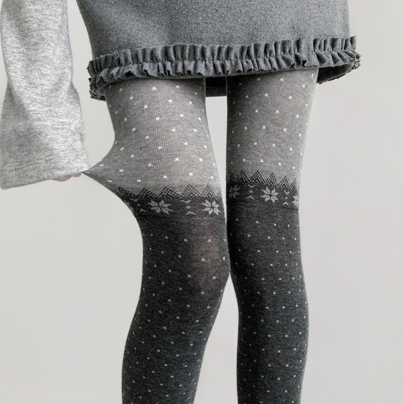 

Осенние и зимние колготки до бедра, женские чулки до бедра в горошек, женские колготки, хлопковые колготки одного цвета, леггинсы