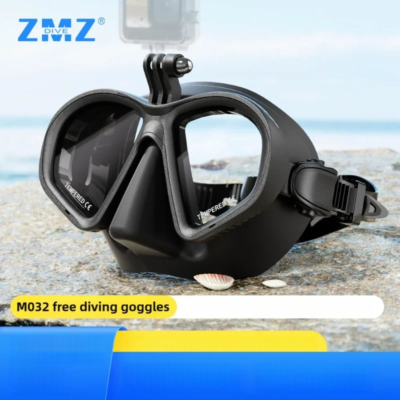 

The new freediving can be equipped with myopia diving goggles, integrated nose protection snorkeling equipment, diving mask set