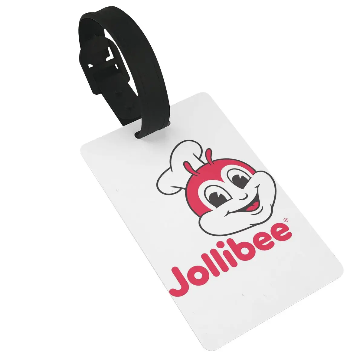 Retro Jollibee Luggage Tags Suitcase Accessories Travel PVC Fashion Baggage Boarding Tag Portable Label Holder ID Name Address