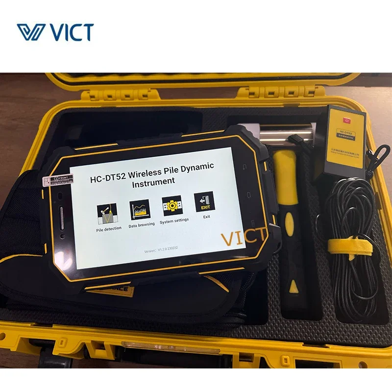 Low Strain PIT Pile Integrity Tester with wireless