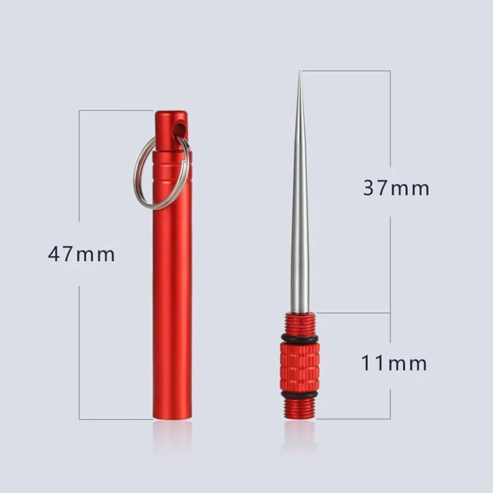 Portable Outdoor Tool Stainless Steel Toothpick Brass Creative Combination Stainless Steel Portable Toothpick Fruit Toothpick