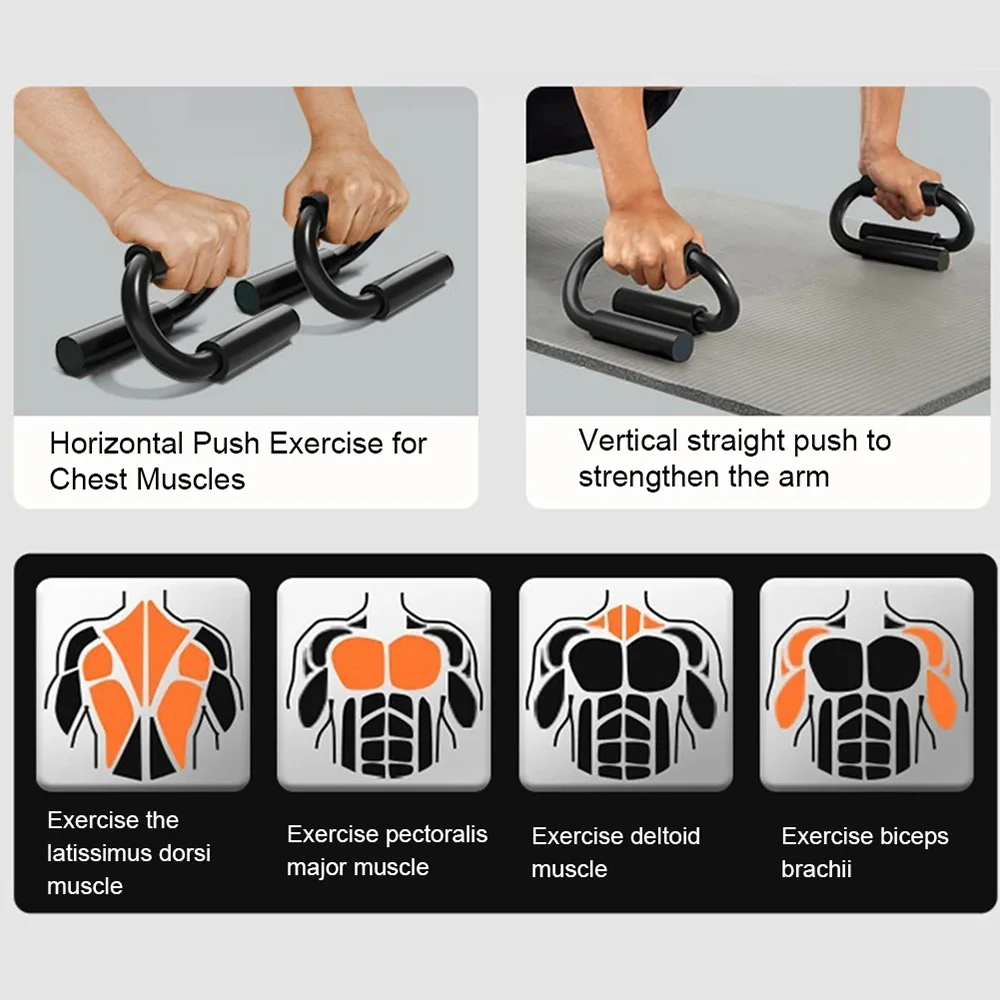S-Shape Chest Workout Handles 5