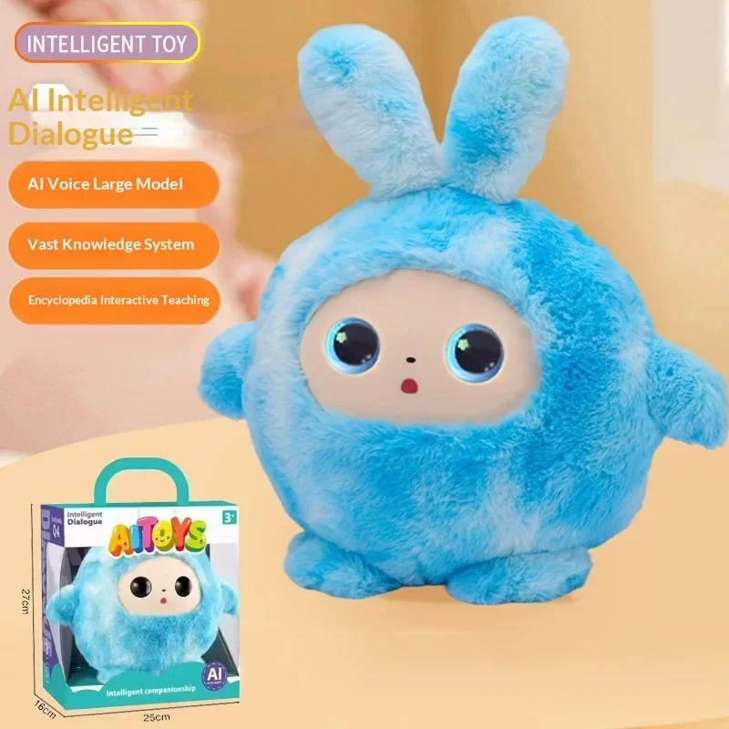 AI Toy Plush Doll Interactive AI Dialogue Toy Multi Language Intelligent Robot Children's Puzzle Early Education Doll