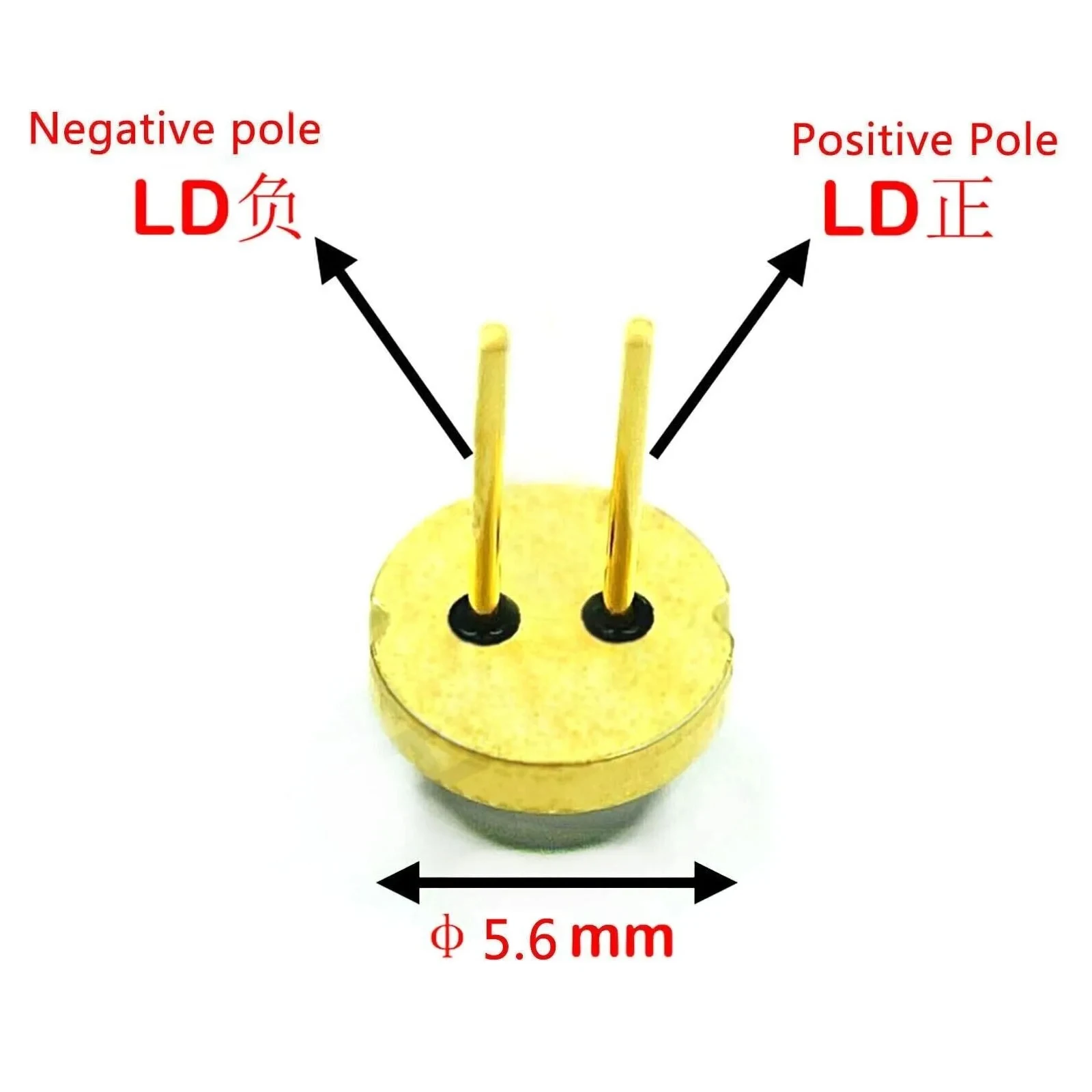 Imagem -04 - Diodo Laser 2-pin Laranja-vermelho mm Pode Pacote Gh0637aa2g 638nm 700mw