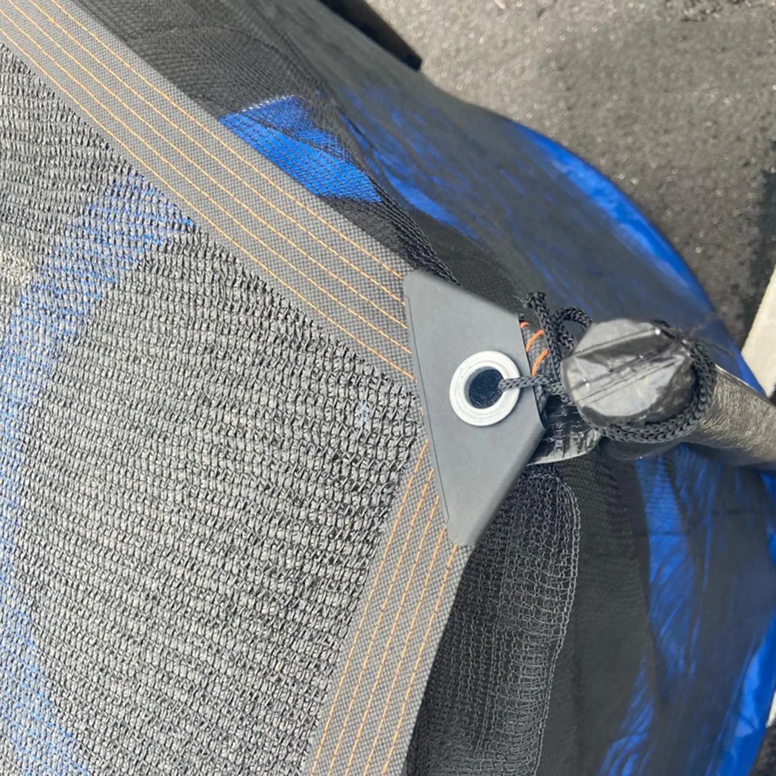 8/10/12/14FT Trampoline Sun Shade Cover Canopy Awning Trampoline Sun Protection Waterproof Foldable Sunblock Shade Cloth6/8holes