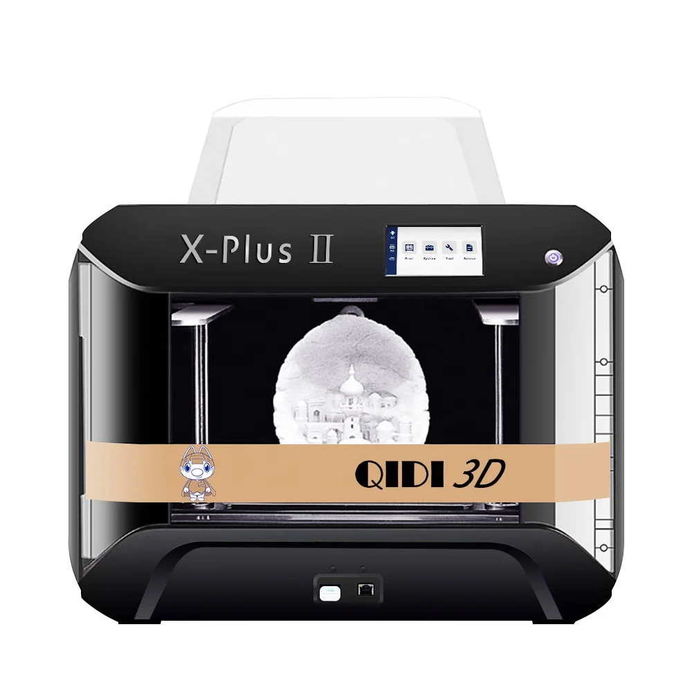 QIDI TECH 2023 latest high precision X-plus2 3d printer big size with extra high temperature extruder