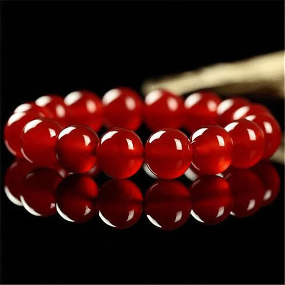 

Natural Magenta Agate Bracelet Fashion For Men And Women