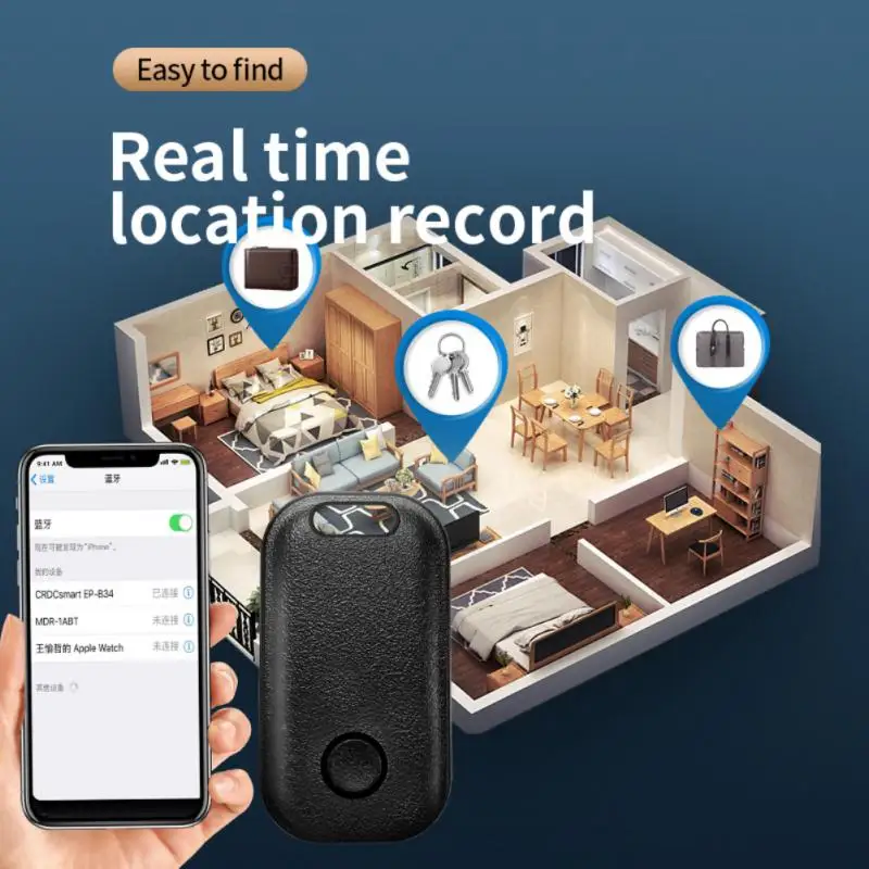 Find My APP ITag localizador GPS compatible con Bluetooth, rastreador inteligente, dispositivo antipérdida, Mini buscador Global, posicionamiento de