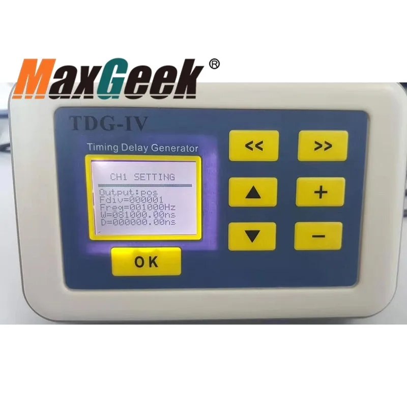 Maxgeek High-precision Delay Generator (RS232 Command Control) for Computer and Single Chip Microcomputer