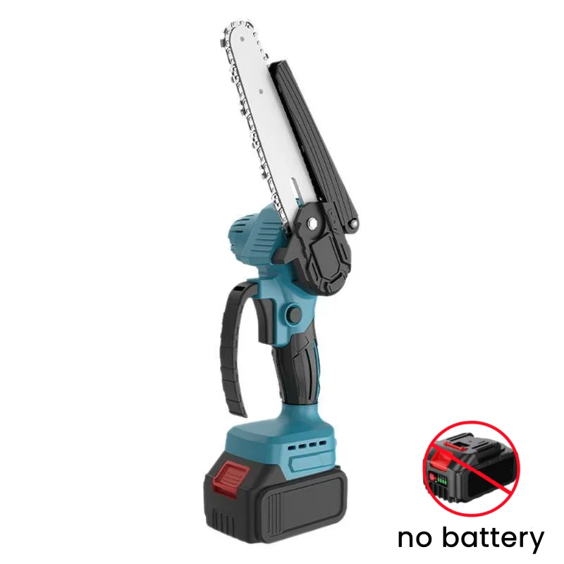 

6-дюймовая беспроводная ручная садовая пила для пиломатериалов, мини-электрическая цепная пила, подходит для батареи Makita 21 В