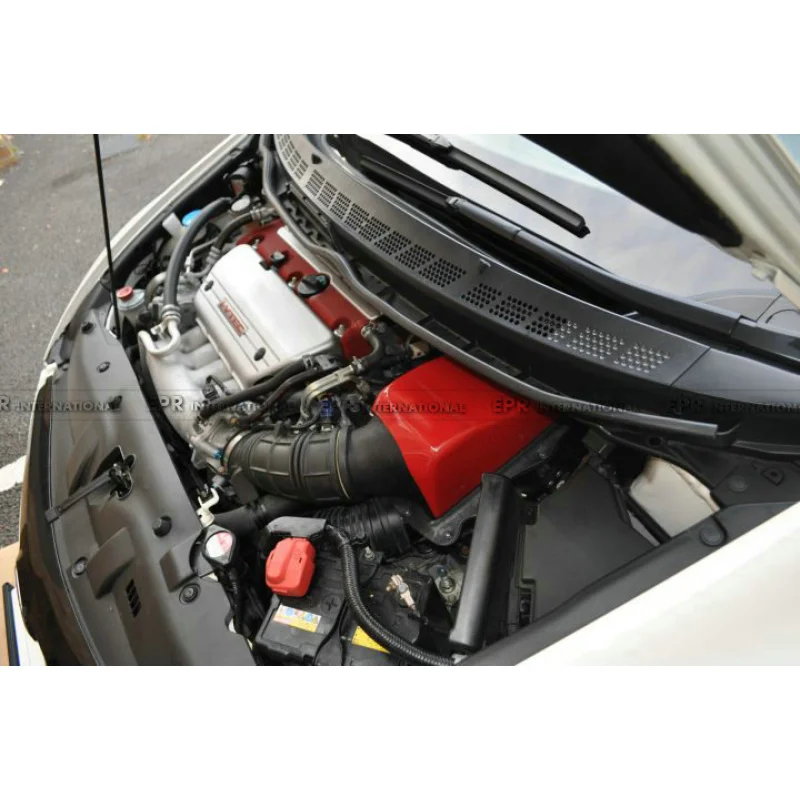 SAAR متوافق مع هوندا سيفيك الجيل الثامن سيفيك FD2 MUGEN غير محدود من ألياف الكربون صندوق دخول الهواء محرك أنبوب دخول الهواء