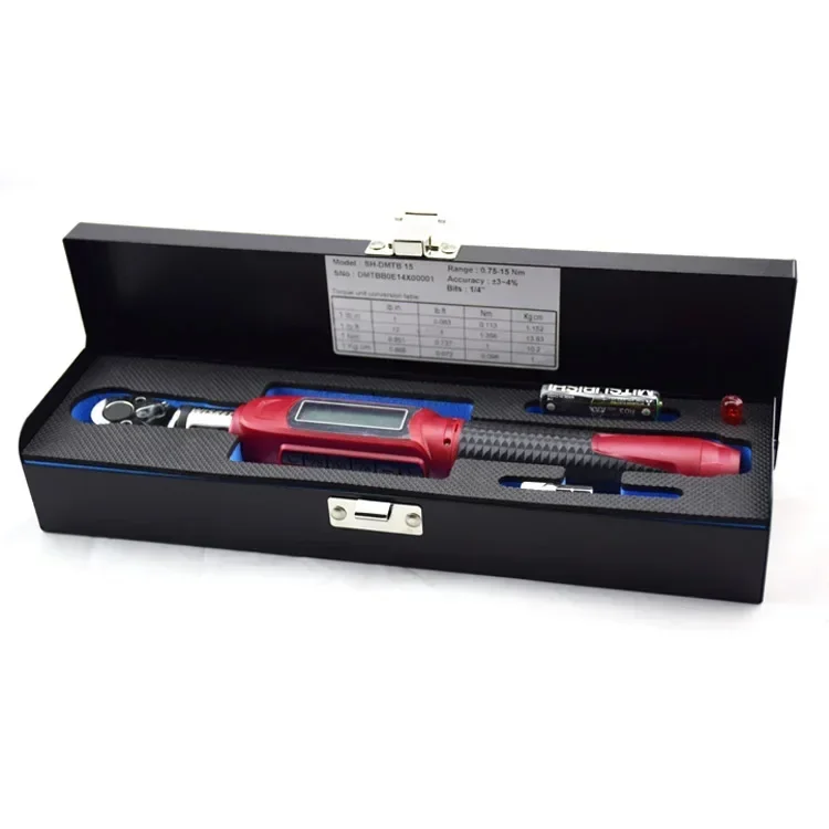 perfect 20260.3-25NM 1/4 inch ratchet head high exactness electronic digital display mini torque wrench