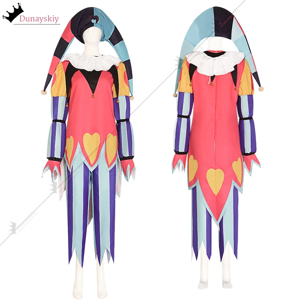 Disfraz de Fizzarolli, sombrero, jefe, traje elegante de Halloween, XS-3XL, muñeca Helluva, traje de fiesta de Carnaval, conjunto completo de Fizzarolli, traje Unisex