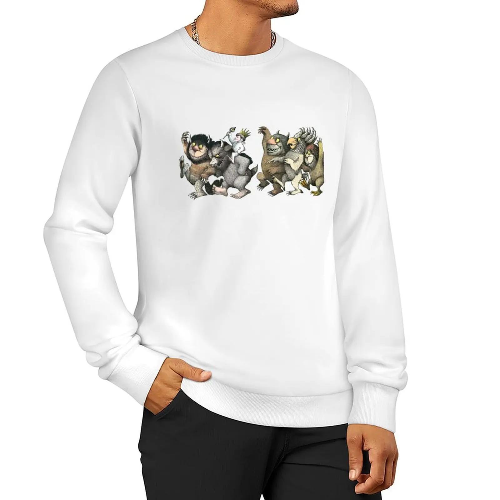 Wild Things Romp Graphic Sweatshirt men's clothes hooded shirt men's sweat-shirt new in hoodies & sweatshirts