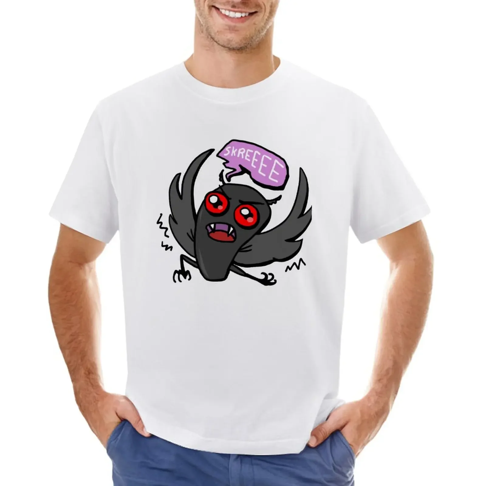 

Lil' Mothman T-Shirt Blouse tops mens graphic t-shirts anime