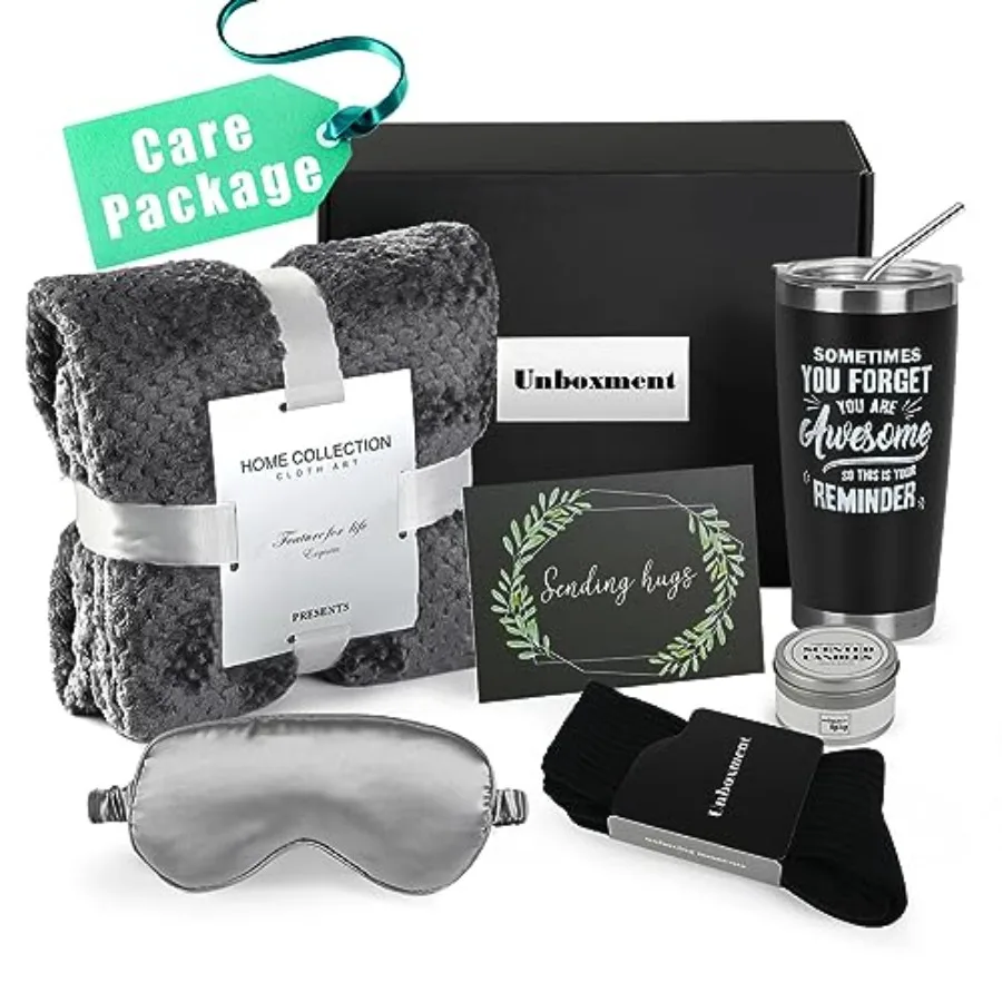 

Care Package for Men Sick Friend Get Well Soon Gifts Basket for Man Feel Better After Surgery Recover Thinking of You Sending H