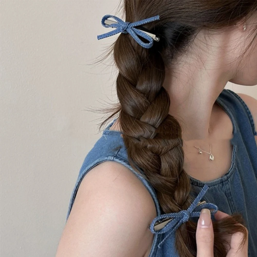 5 Meter Denim-Stoffseil 5mm Flachkordel Bastelzubehör Dekorationsband DIY Haarschmuck Schleife Armband Schmuckherstellung Kordelzubehör – Detail 8