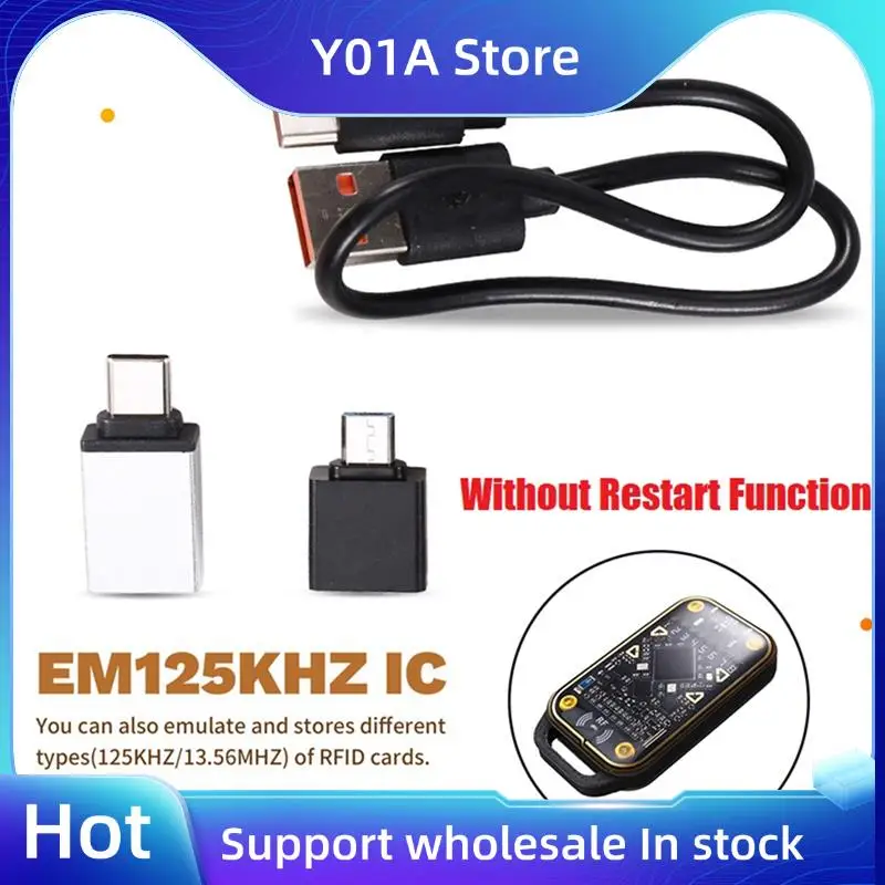 

Y01A Chameleon Ultra RFID Считыватель смарт-чипов + 4XUID Брелок Эмулятор смарт-карт NFC Дубликатор 125K 13,56 МГц ID IC Декодирование карт