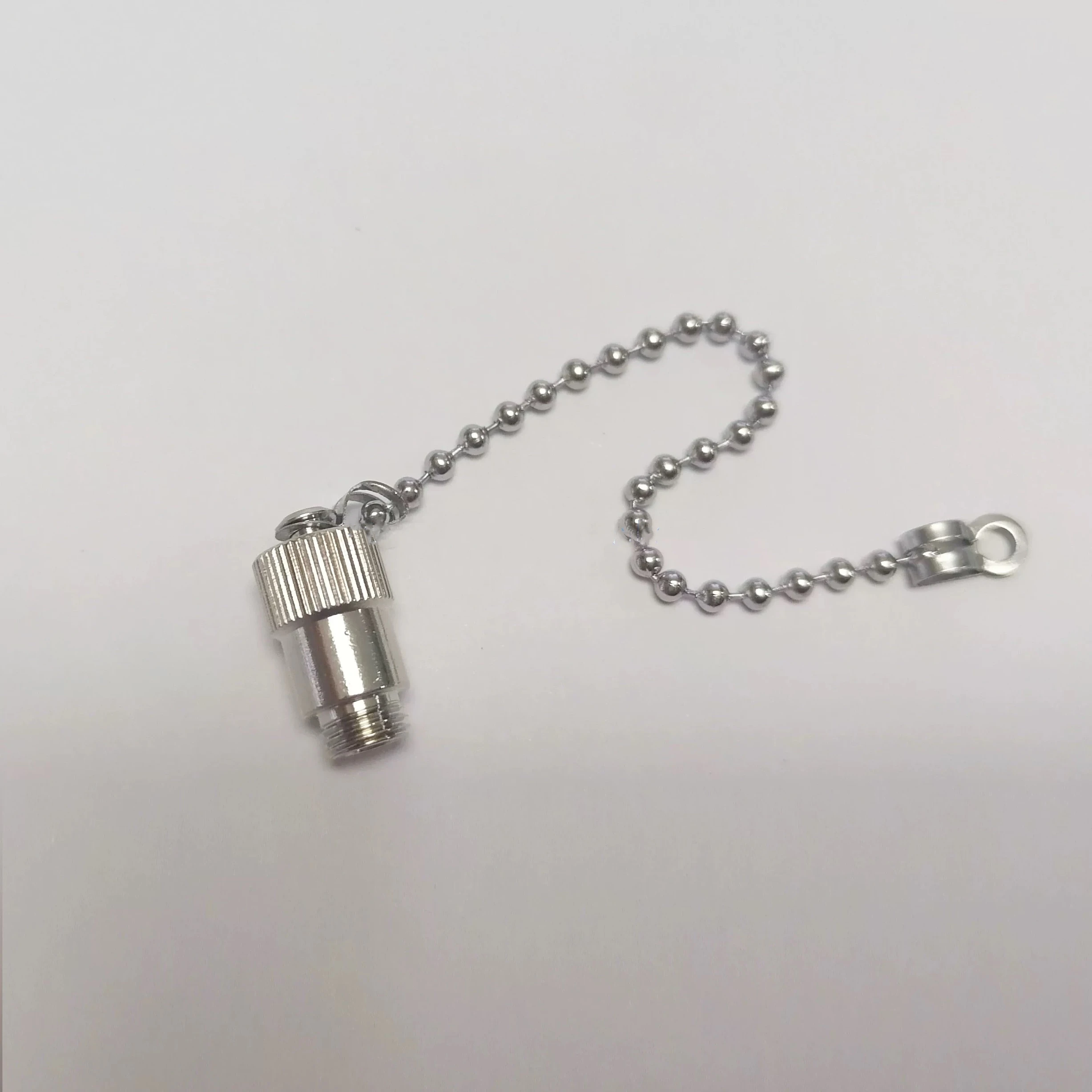 SMA905 metal dust cap with chain 10pcs FC anti loss seal FSMA905 connector fiber optic protective plug cover SMA906