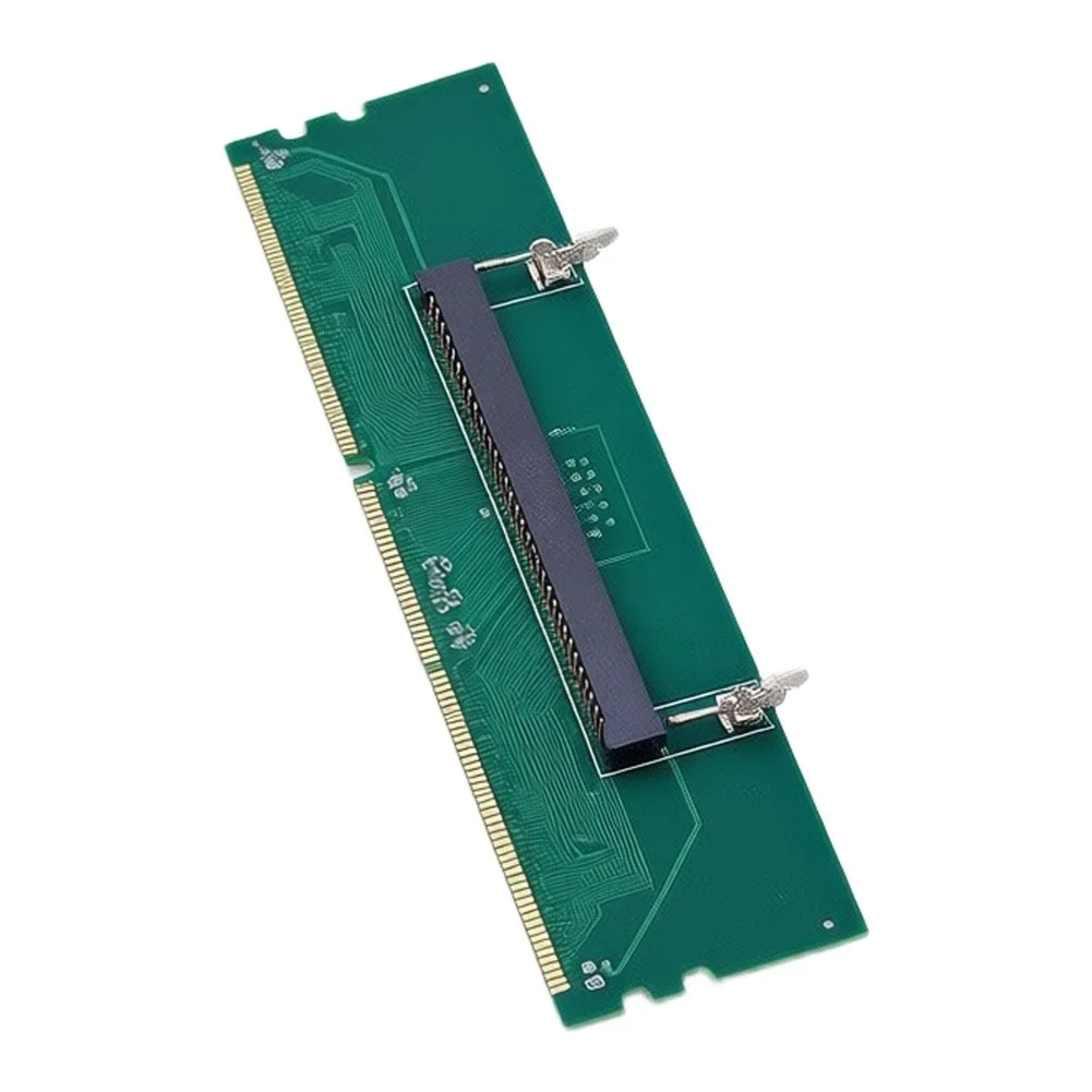 SO DIMM to DIMM Adapter Card for DDR3 DDR4 DDR5 For Laptop Modules Compatible with Desktop Motherboards 13.4mm x 3.7mm