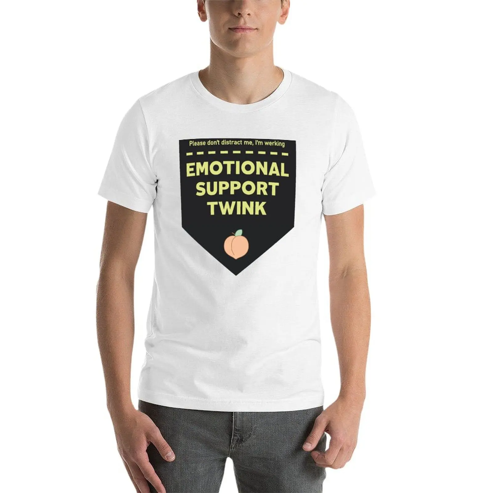 رجل القمصان العاطفية عارضة تي شيرت أنيمي تي كبيرة الحجم تي توينك دعم قميص #4