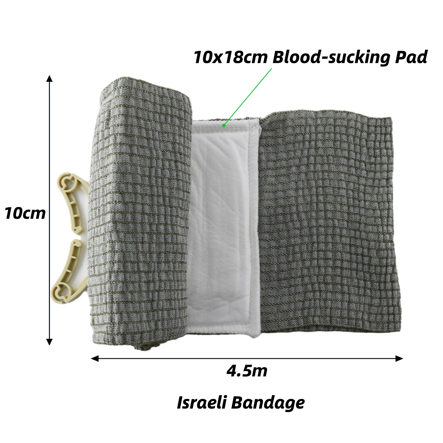 Hot Sale Wholesale Vacuum Seal First Aid Emergency Trauma Dressing Survival Trauma Israeli Bandage