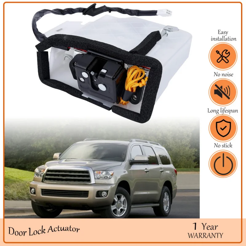 

Trunk Lock Power Door Lock Latch Actuator Assembly.Fit for Toyota Sequoia 2008-2021,oem 69110-0C041,691100C042,691100C040