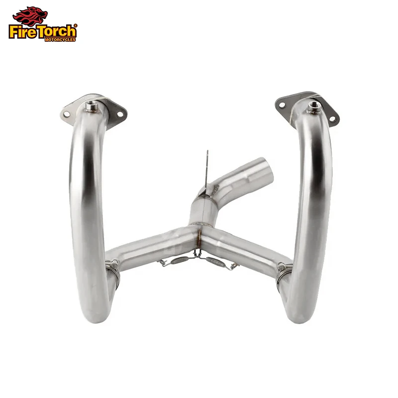 Slip On For Moto GUZZI V85TT V 85 V85 TT 2019 - 2023 Motorcycle Exhaust Muffler Modified Front Link Pipe Escape