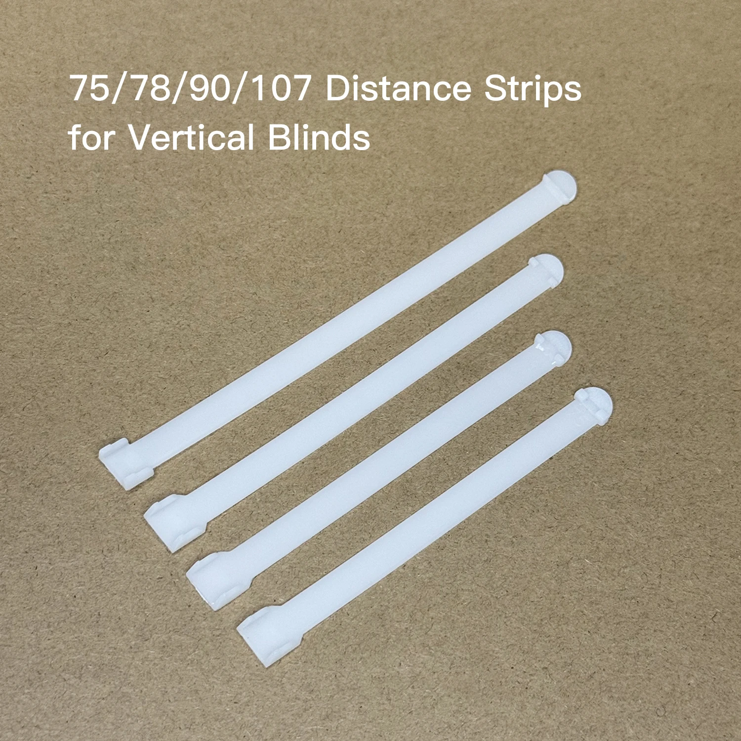 75/78/90/107 Distance Strips for Vertical Blinds Dream Curtain Spacer Distance Slice Vertical Shade Accessories