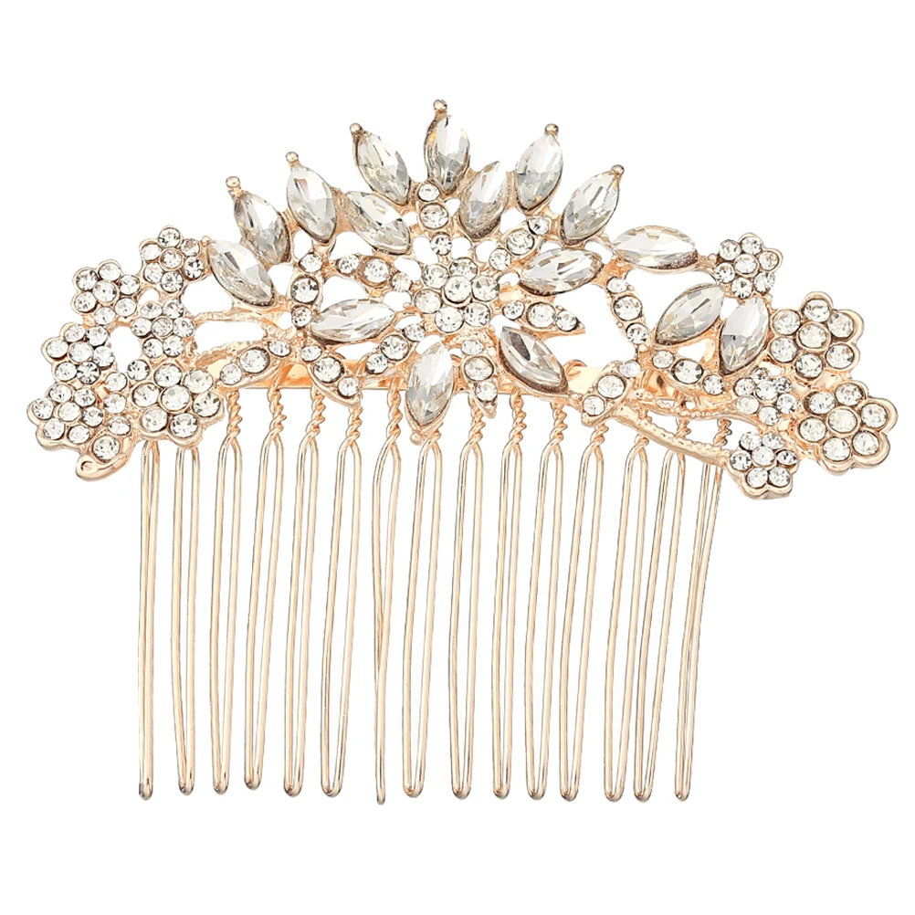 

Bridal Comb for Wedding Hair Accessories The Flowers Women Headdress Decorations Alloy Bride Miss
