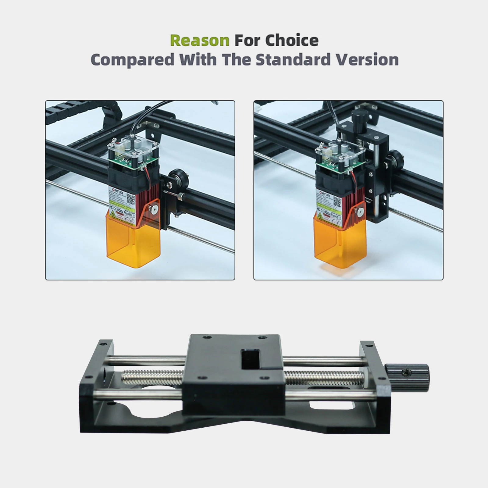 Fast Delivery Ortur CNC Z-axis Lifting Device for Ortur Laser Masster 3/ Ortur Laser Master 2 Pro S2/Ortur Laser Masster 2 S2