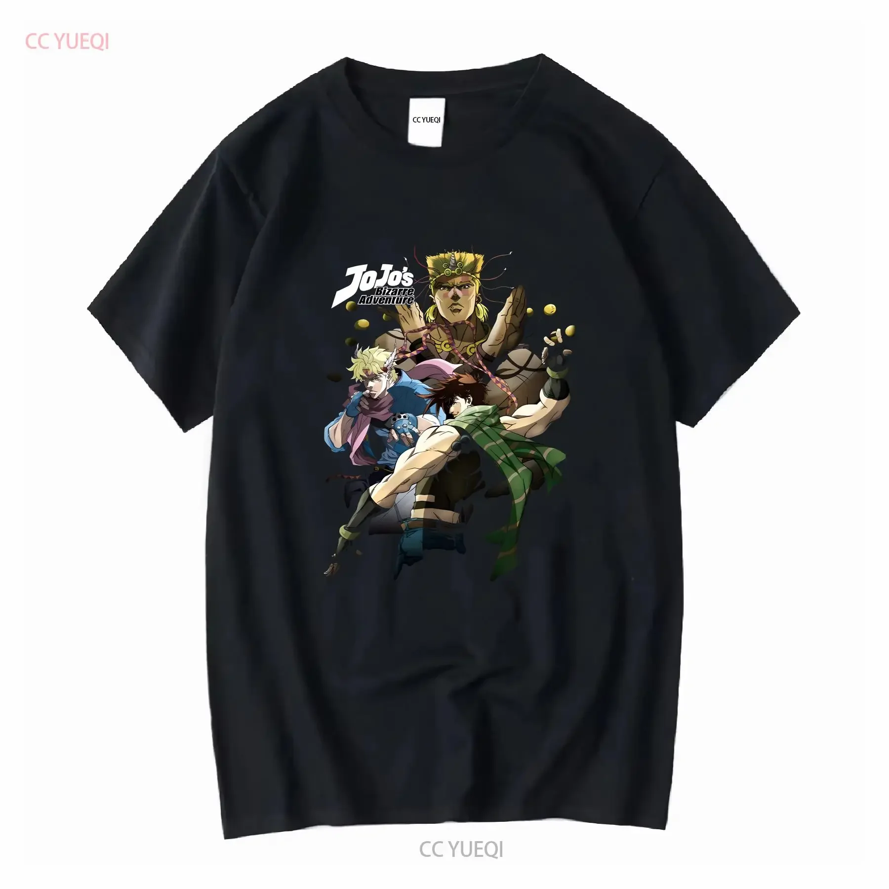 Jojo's Bizare Adventure nueva camiseta para adultos Joseph Joestar Collage de personajes mangas largas o cortas vintage lavado estirado