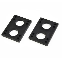 1set Skateboard Riser Pad 10mm Rubber Gasket Riser Pads +40mm Bolts For Skateboard Longboard Double Rocker Double Rocker