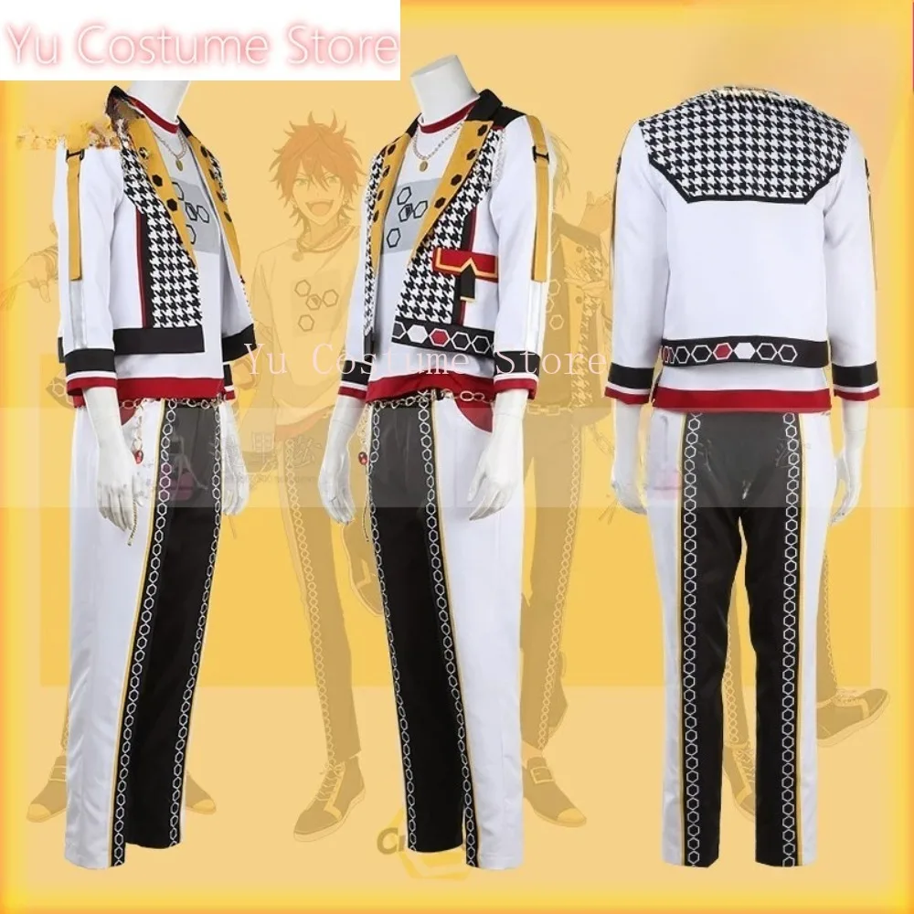 Disfraz de Cosplay de Enstars Crazy B Rinne Niki HiMERU Kohaku, Conjunto de Chaqueta y Pantalones Casuales para Hombre, Uniforme del Anime del Juego Ensemble Stars