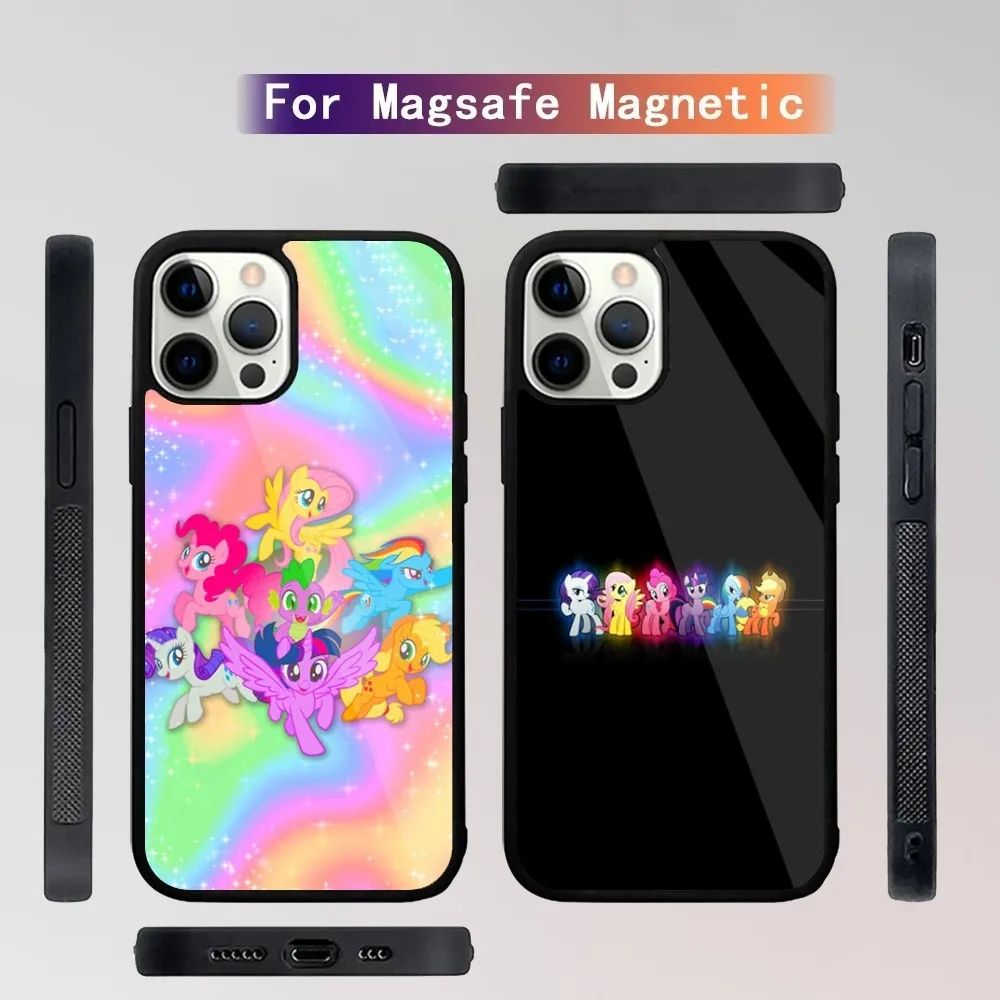 Cartoon M-My L-Little P-PonyS Phone Case For iPhone 16,15,14,13,12,11,Plus,Pro,Max Mini Magsafe Magnetic Wireless Charging