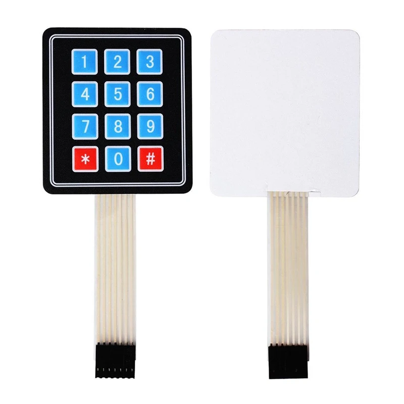 1PCS 1*4 3*4 4*4 Matrix Array Matrix keyboard 4 12 16 Key 1*4 3*4 4*4 Membrane Switch Keypad for arduino smart car