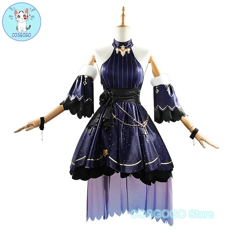 COSGOGO-Vtuber Nijisanji Inui Toko Cosplay Costume pour Femme, PoinRobe, Uniforme, Tenue d'Halloween Personnalisée, Nouveau