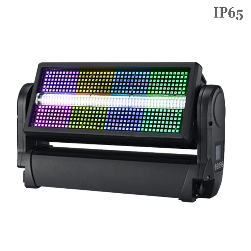 Outdoor Cultural Travel Light Music Festival Performance LED Moving Head Strobe Surface Light IP65 Waterproof RGB Color DMX512