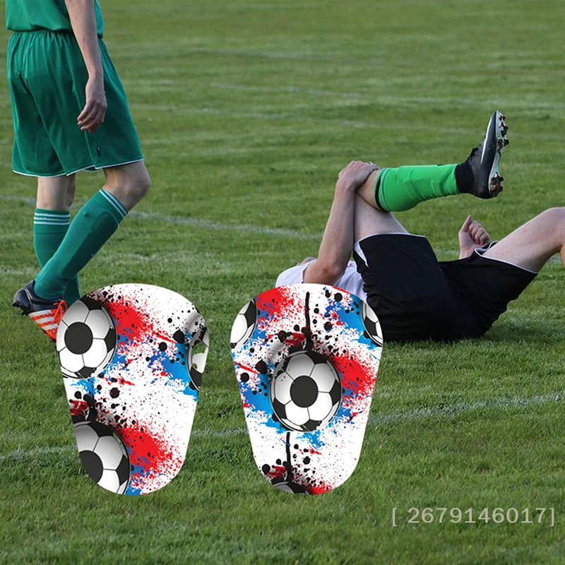 【YY26】1Pair Football Shin Pad Soccer Training Leg Guard Protective Equipment Wear-resistant Shock Absorbing Leg Protect