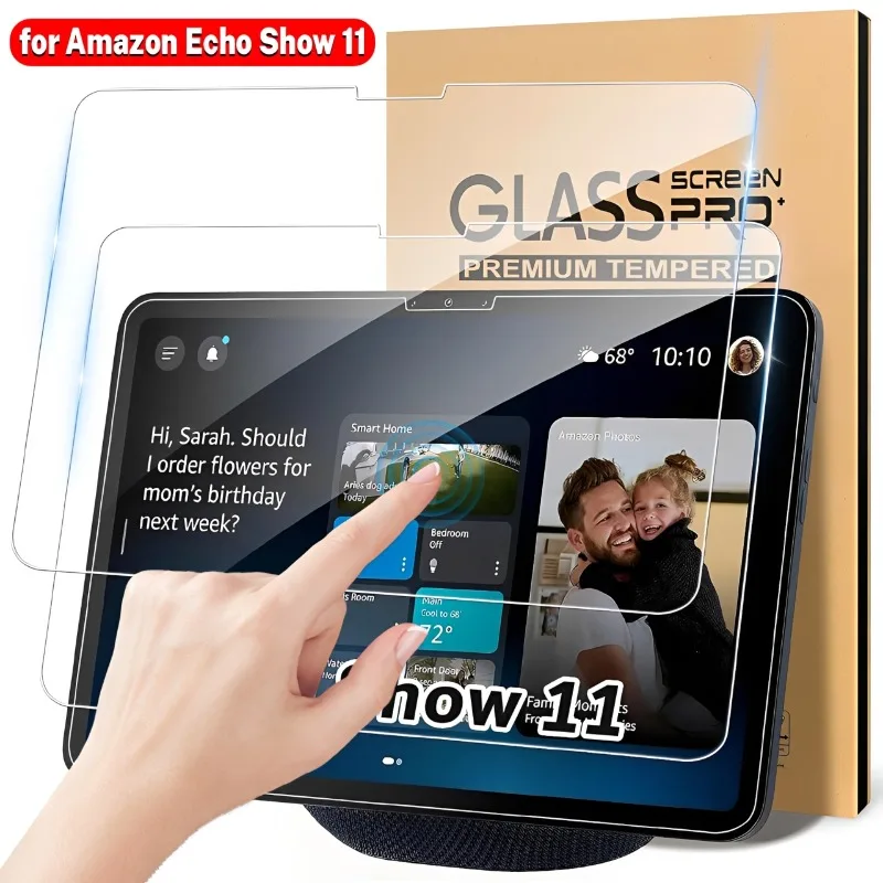2/1PCS 9H Tempered Glass Screen Protector Screen Protective Film for Amazon Echo Show 11 2025 Released 11ich Protective Films