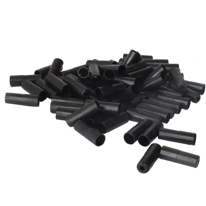 

500 pcs 5.0MM Mountain Road Bike Bicycle Brake Gears Outer End Caps Tips Crimps Cable Wire Housing Parts
