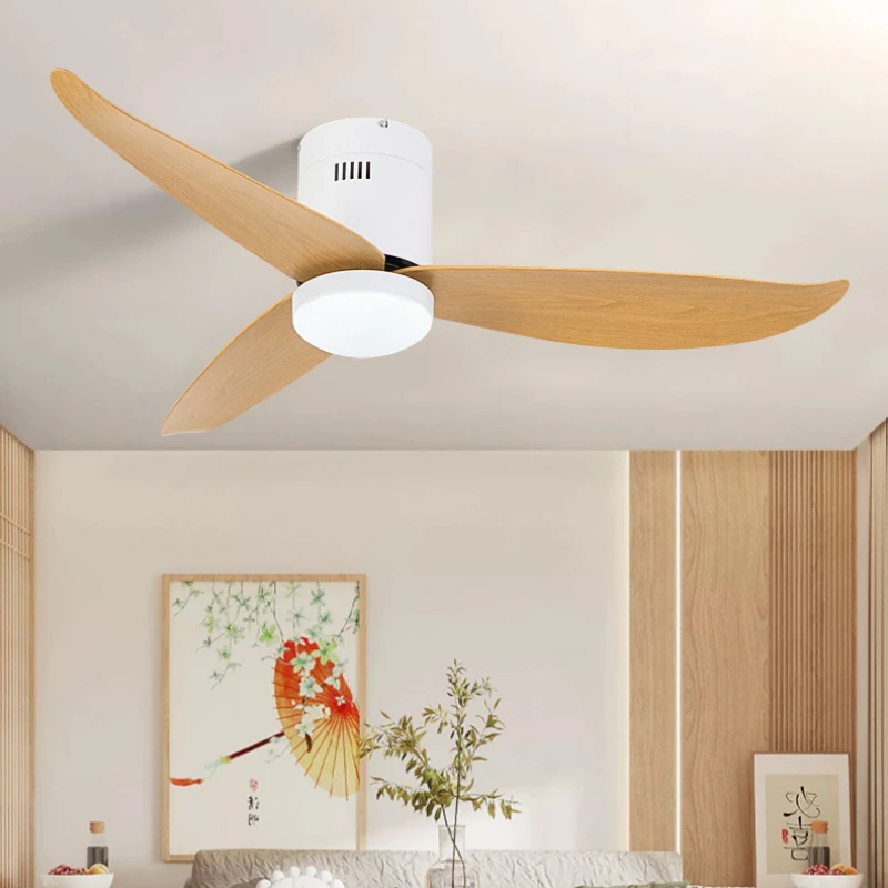 

Ceiling Mounted Fan Light Low Floor Dining Room Living Room Bedroom Household Modern And Minimalist With Fan Pendant Light