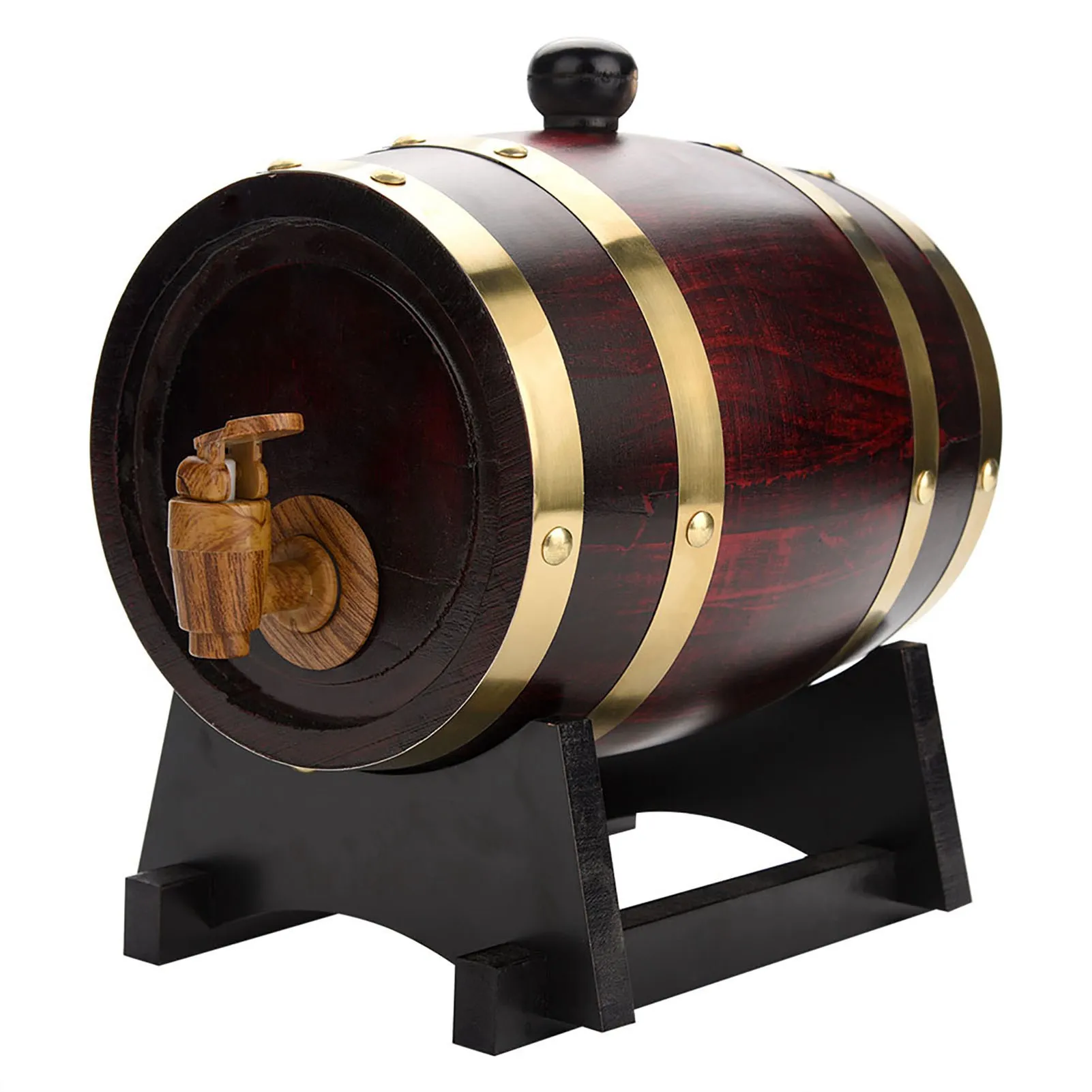 Weinfass aus Vintage-Holz, Eiche, Holz für Bier, Whiskey, Rum, Hafen, Vintage-Holzeiche