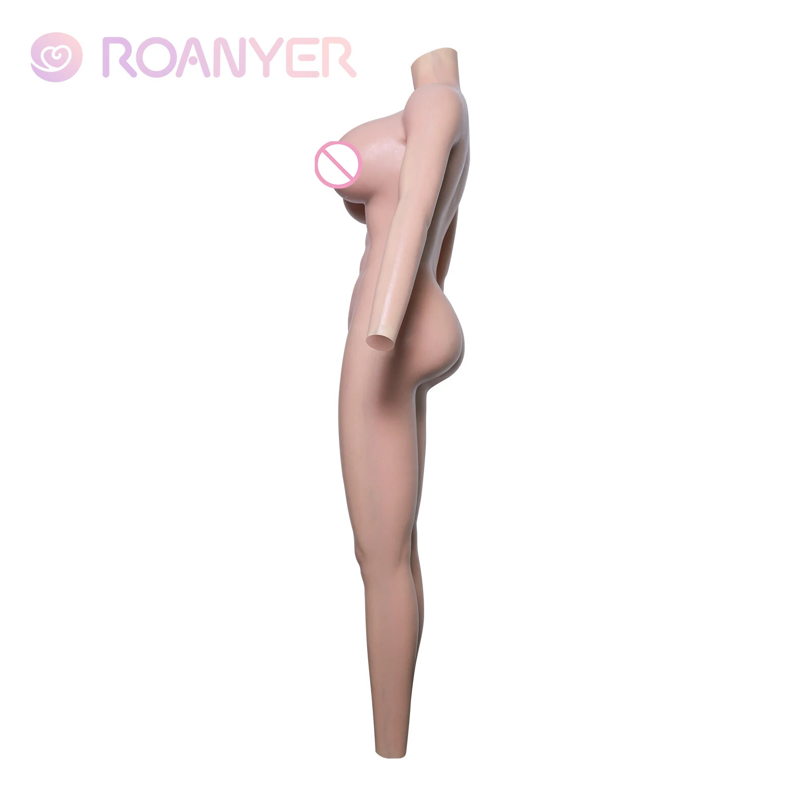 بدلة للجسم من Roanyer H Cup مع أذرع بغطاء كامل للمتحولين جنسيا #3